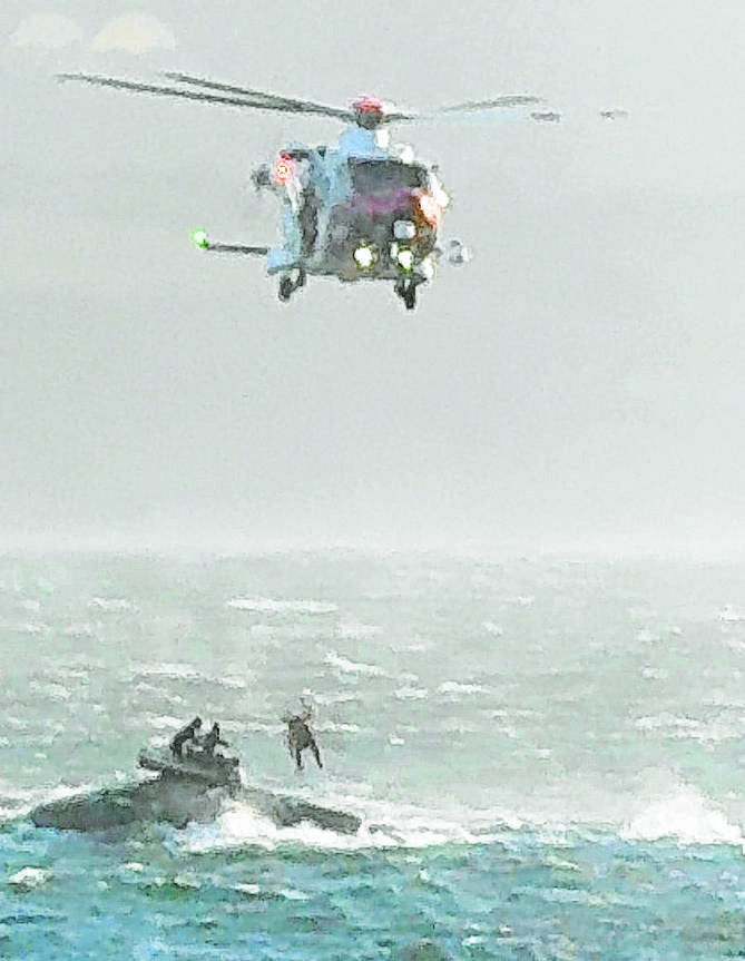 Three charged following dramatic Gantock Rocks rescue