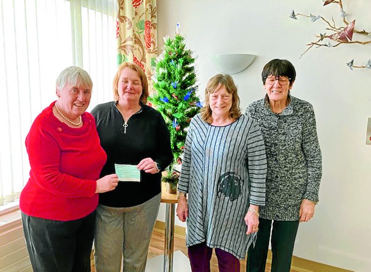 Hospice cheque presentation