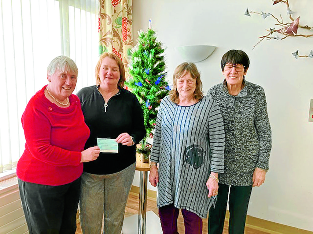 Hospice cheque presentation