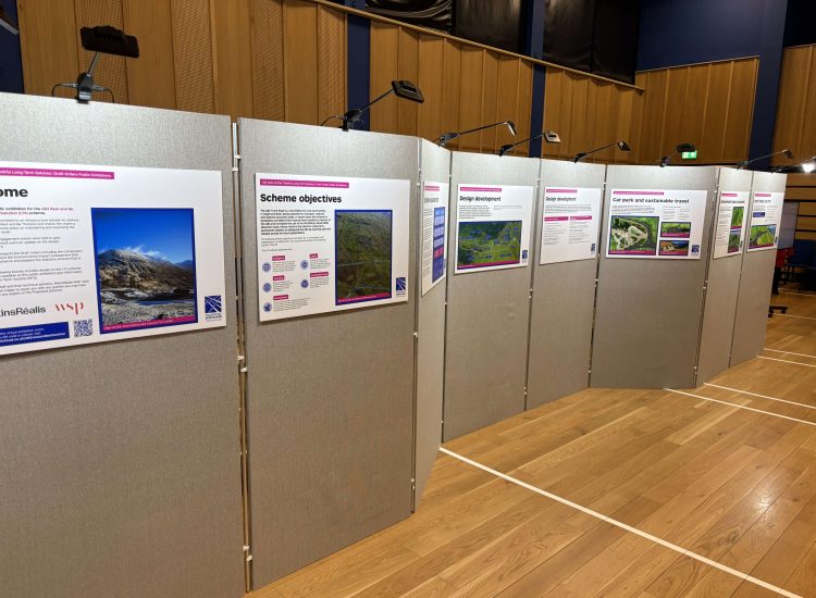 Draft plans for Rest and Be Thankful solution displayed in Dunoon