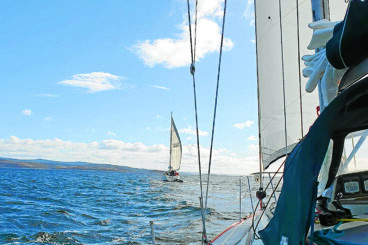 Toward SC dinghies shine in gusty Frostbite race