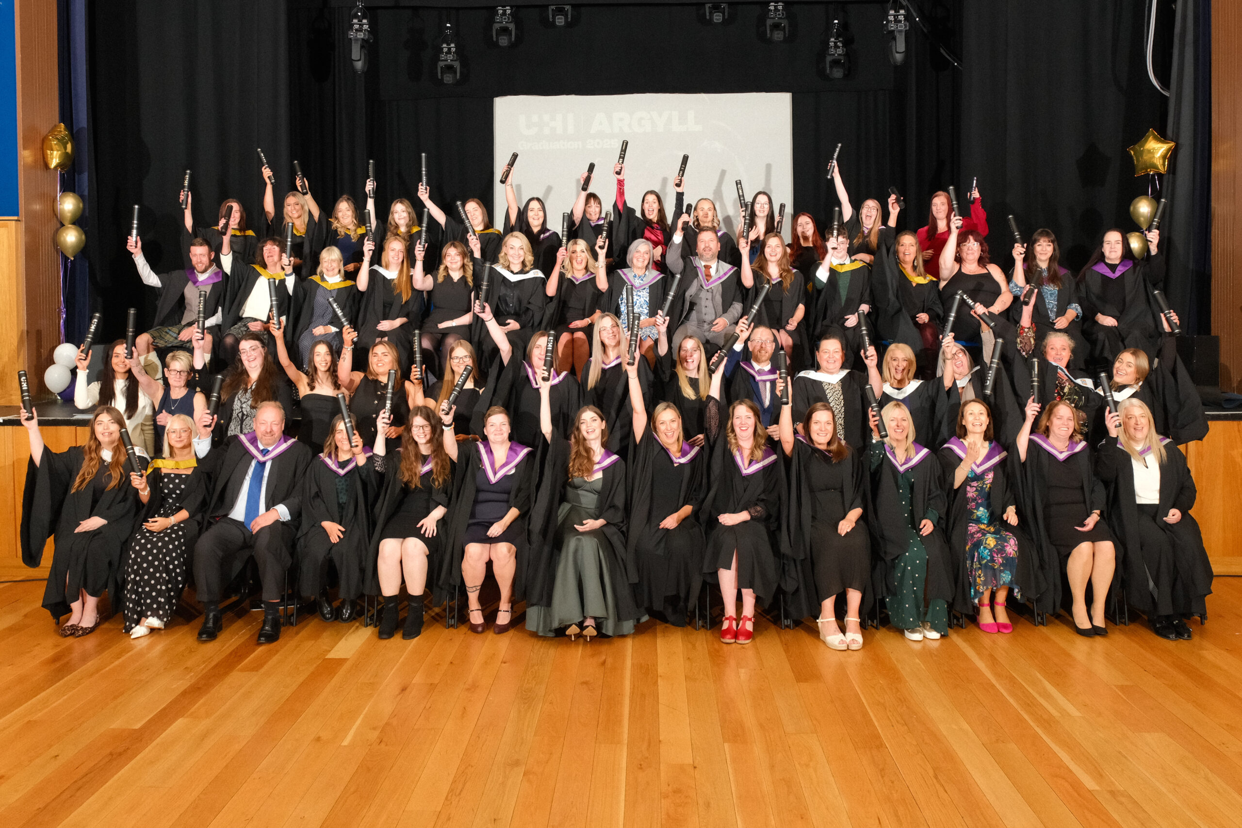 Bute and Dunoon students recognised at UHI Argyll graduation