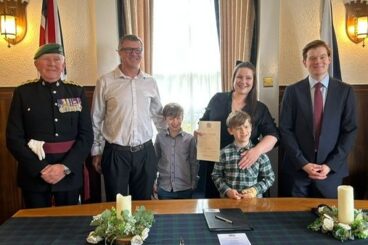 Castle House welcomes new citizen
