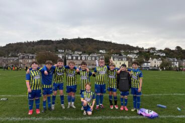 DYFL hand Bishopton Battery beating
