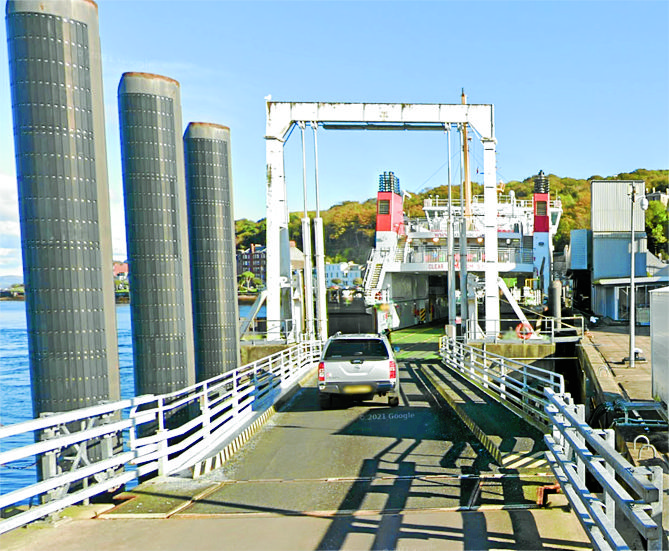 Bute commuters told: board via car deck