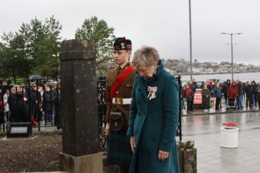 Letter of thanks to Dunoon Remembrance Parade