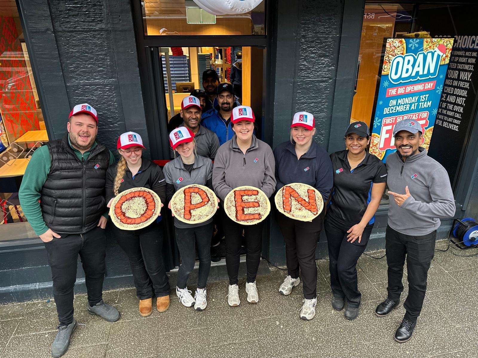 New Domino’s store opens in Oban, serving up 20 new jobs