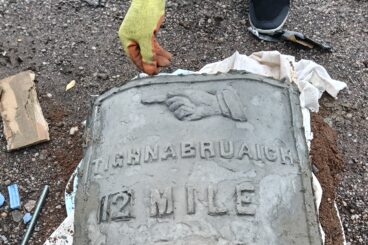Marking the miles across South West Cowal