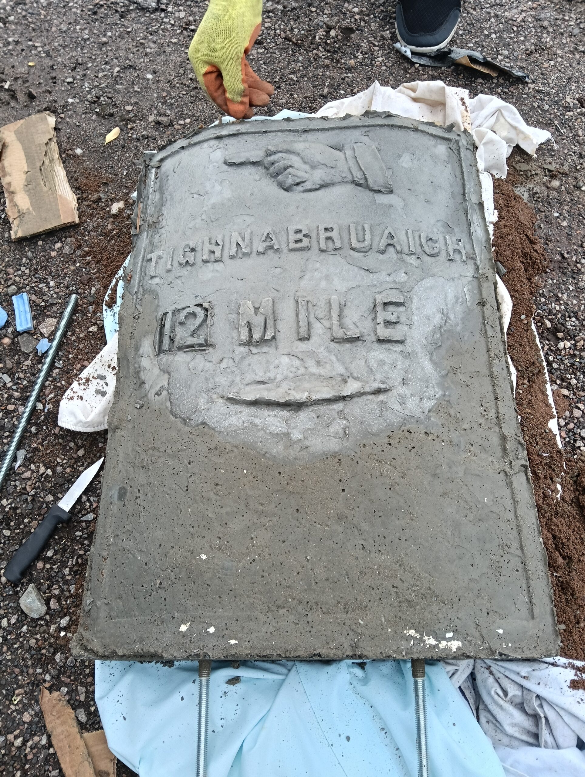 Marking the miles across South West Cowal