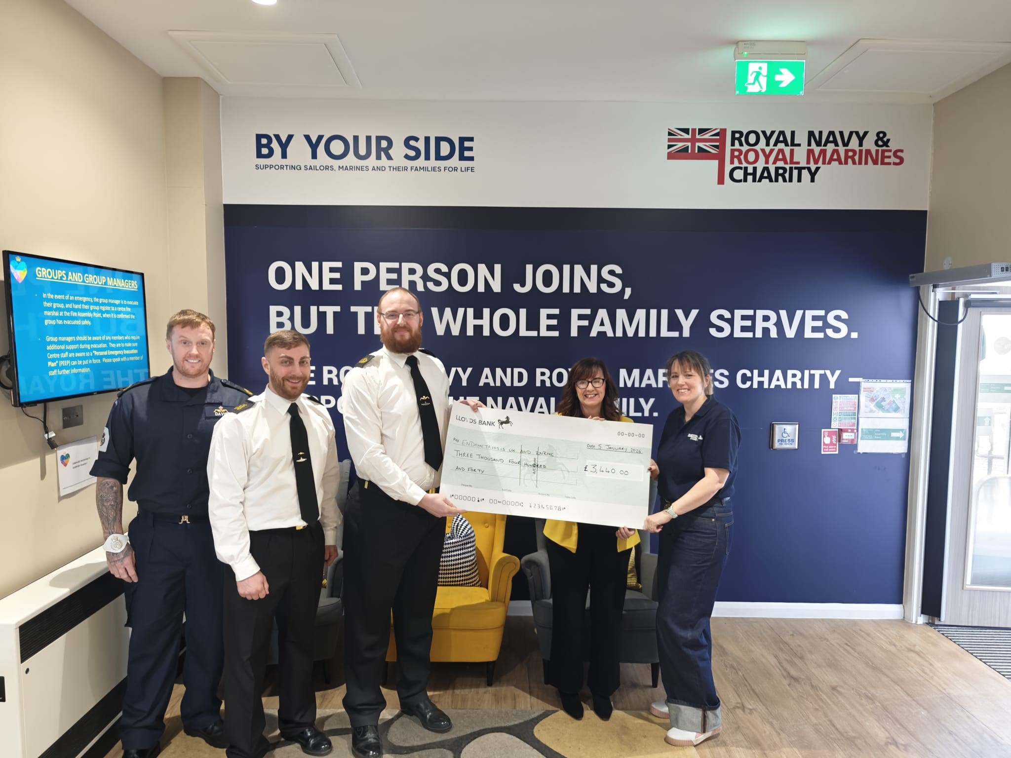Silent service makes noise for charities