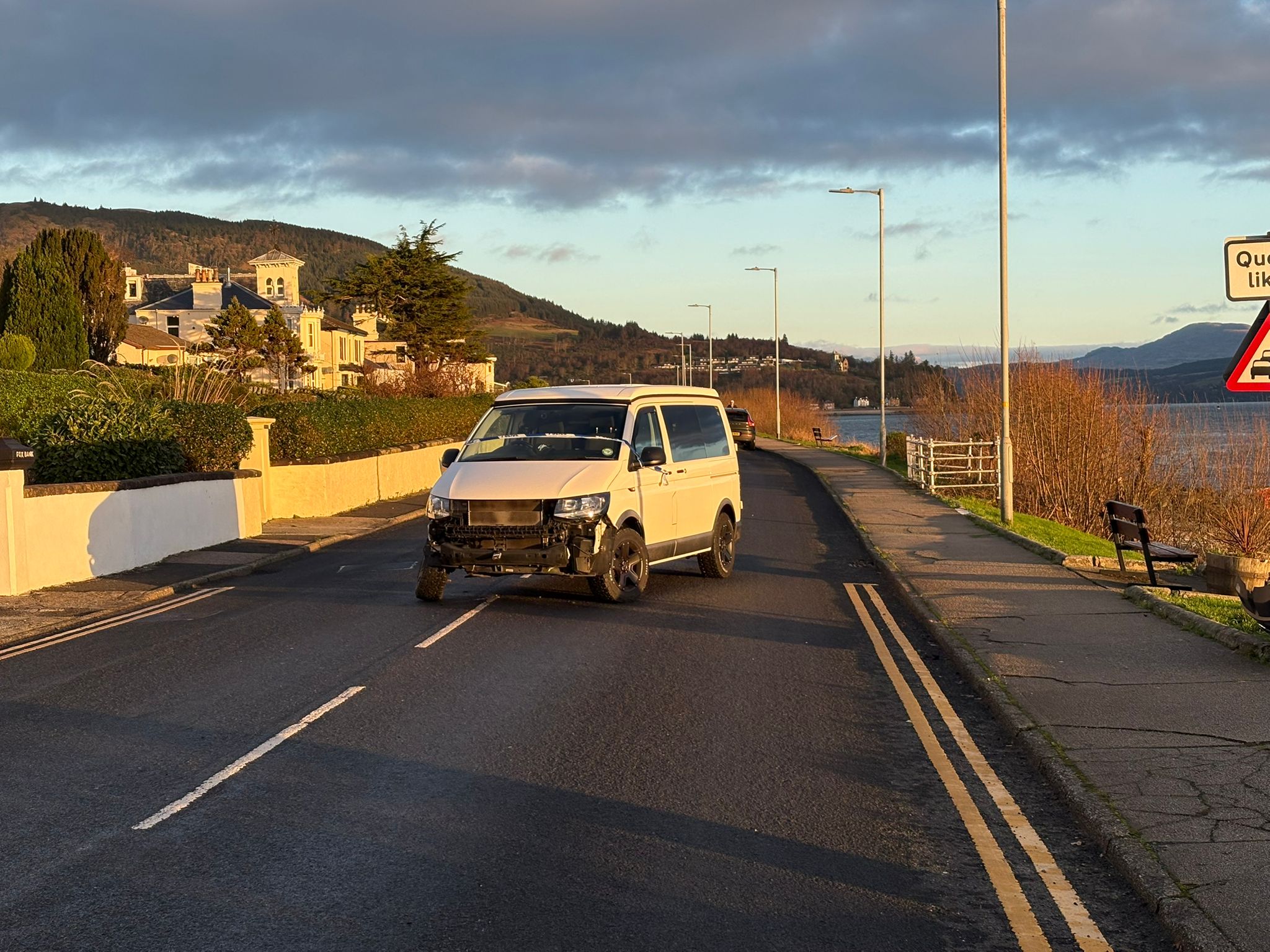 Christmas crashes cause disruption on Dunoon roads