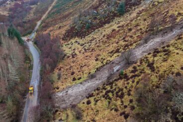Landslide brings key Cowal route to a halt