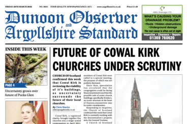 Letter to the Editor -Concern grows over future of Dunoon’s last Church of Scotland