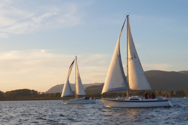 Lively conditions mark second race of season at Toward Sailing Club