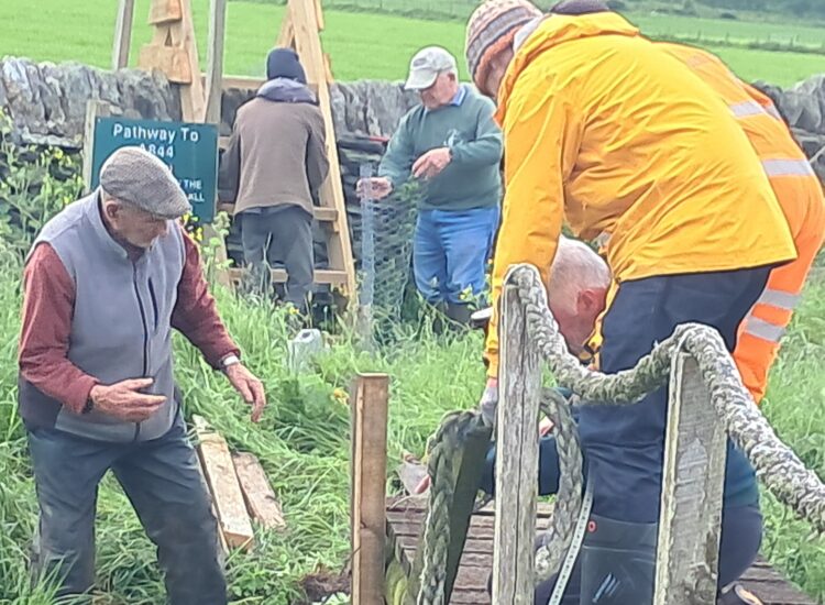 Bute Conservation Trust repair bridge