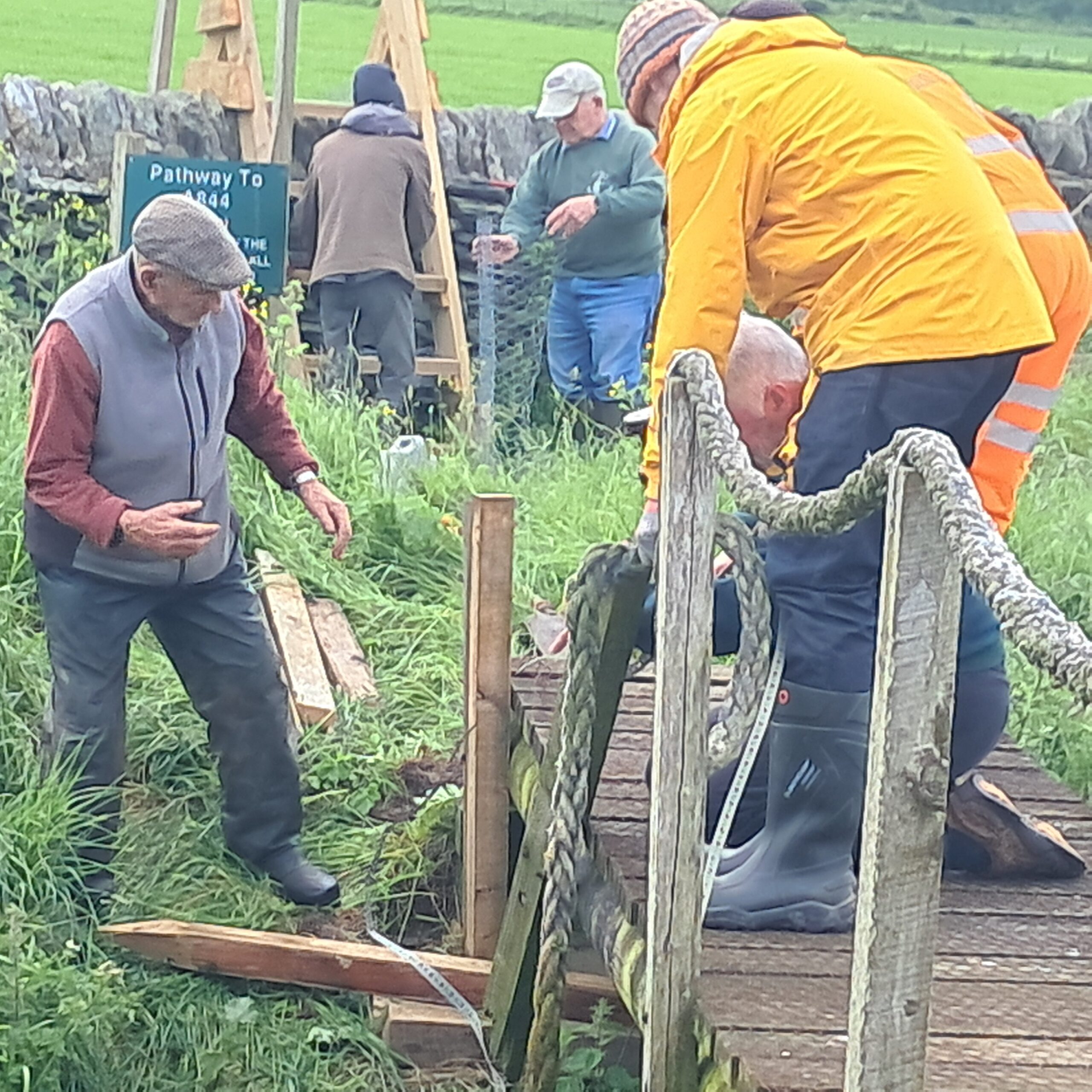 Bute Conservation Trust repair bridge