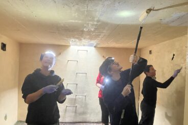 Volunteers Transform Historic Balnakailly Bunker as Community Art Project Takes Shape
