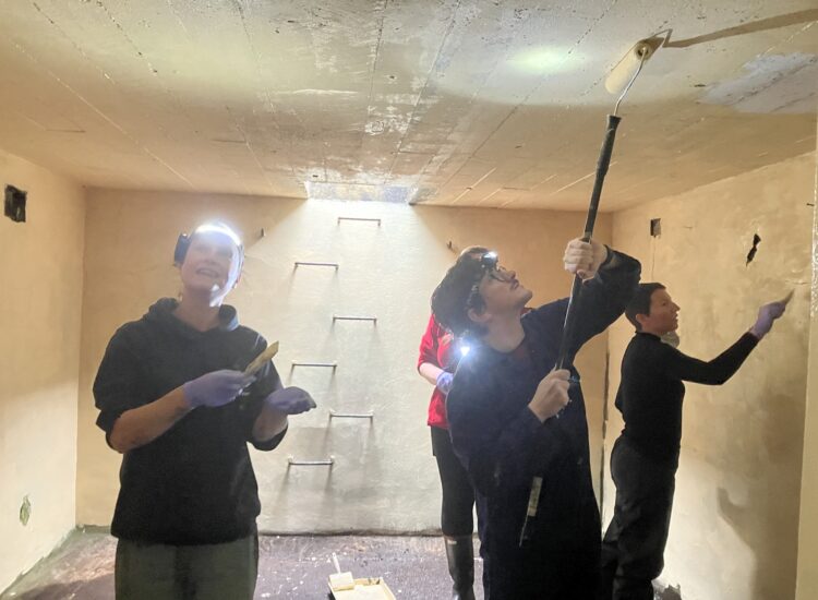 Volunteers Transform Historic Balnakailly Bunker as Community Art Project Takes Shape