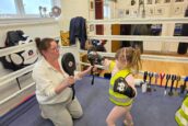 Dunoon Amateur Boxing Club show toddlers the ropes