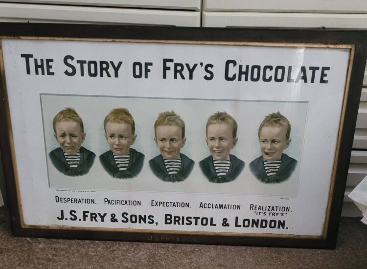 Dunoon business owner uncovers rare Fry’s Chocolate advert