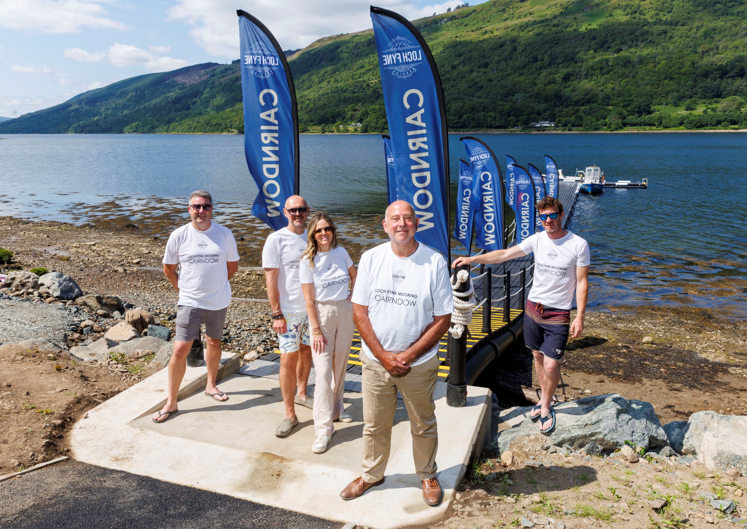 New Loch Fyne pontoon opens as first step in Cairndow regeneration