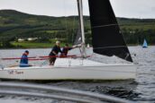 Toward sailors take on individual Bute challenge