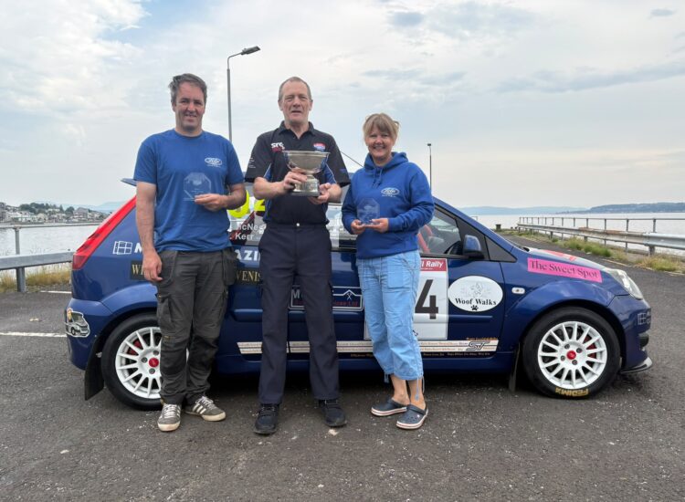 Dunoon rally couple presented with Paul Farrell Memorial Trophy