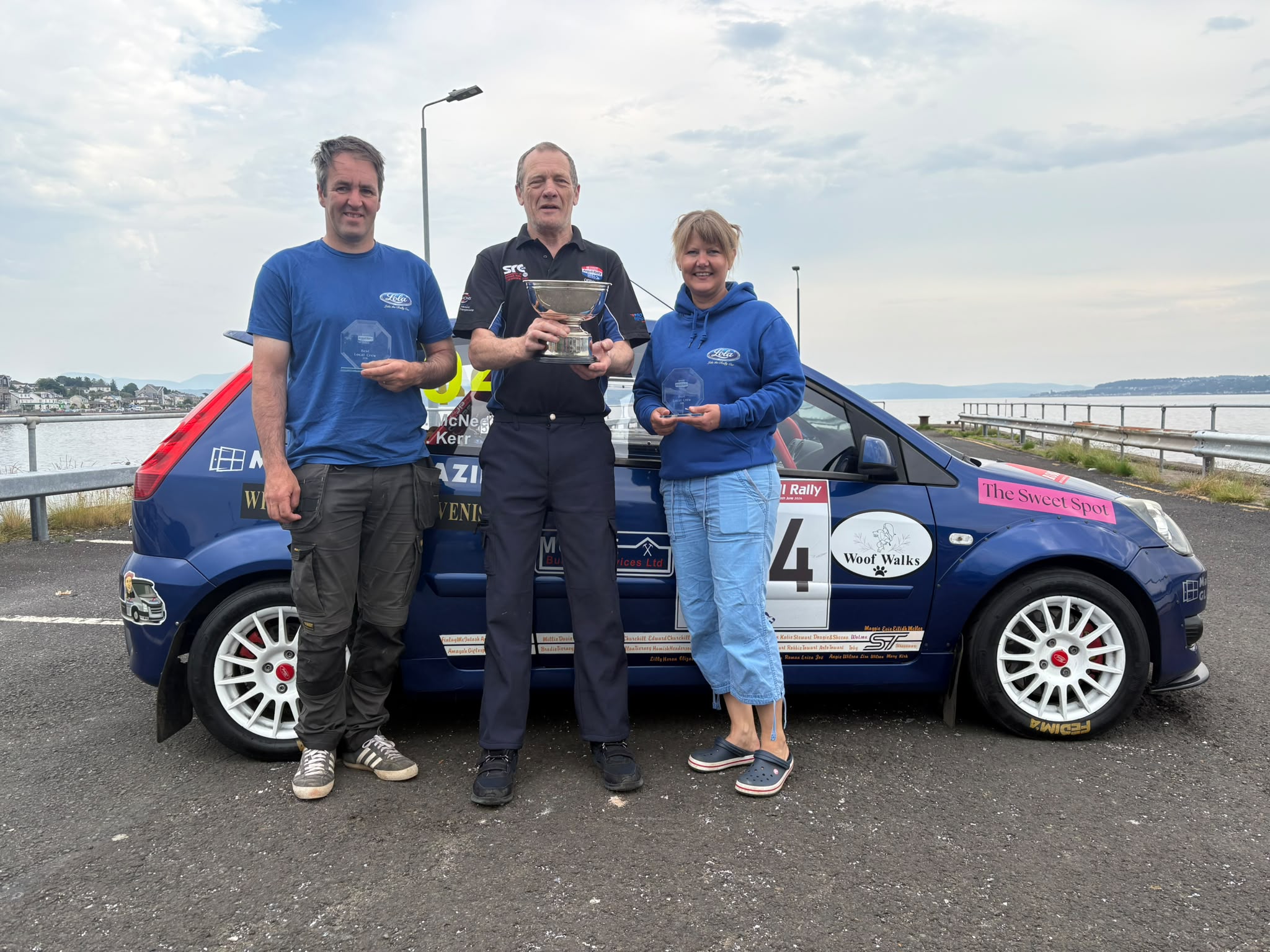 Dunoon rally couple presented with Paul Farrell Memorial Trophy