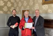 Dunoon man honoured for saving Ardroy Outdoor Education Centre