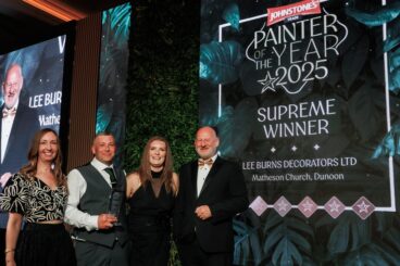 Cowal tradesman Lee Burns named Britain's best decorator