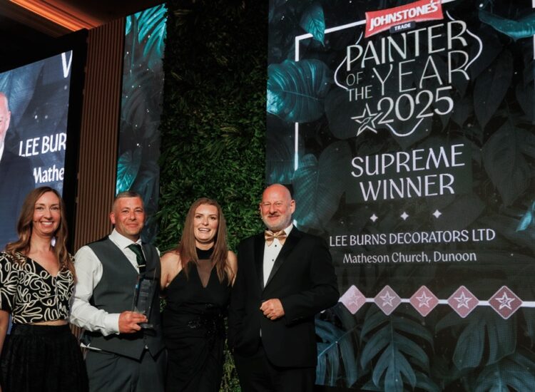 Cowal tradesman Lee Burns named Britain's best decorator