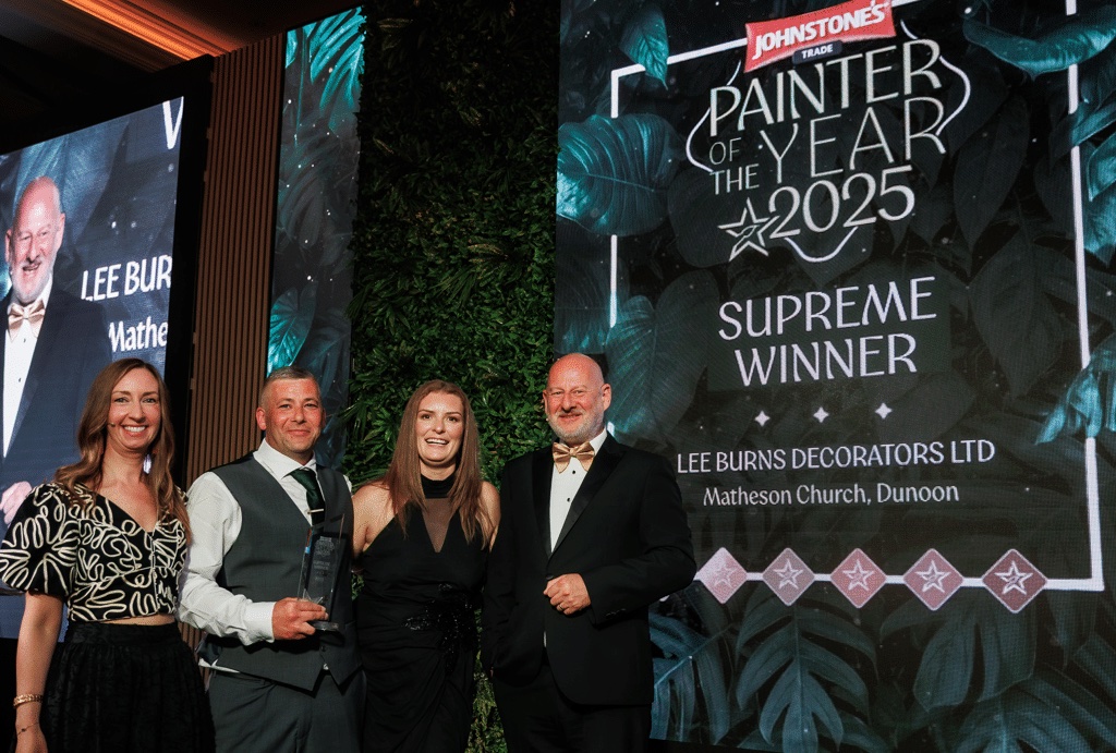 Cowal tradesman Lee Burns named Britain's best decorator