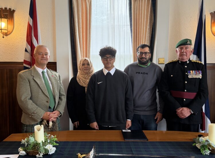 Dunoon welcomes three new citizens at Castle House ceremonies