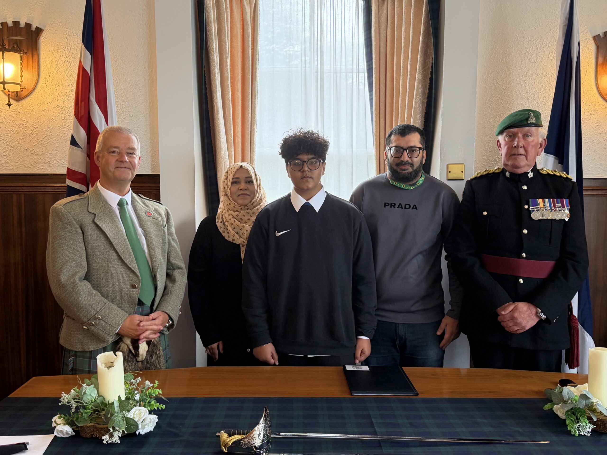 Dunoon welcomes three new citizens at Castle House ceremonies