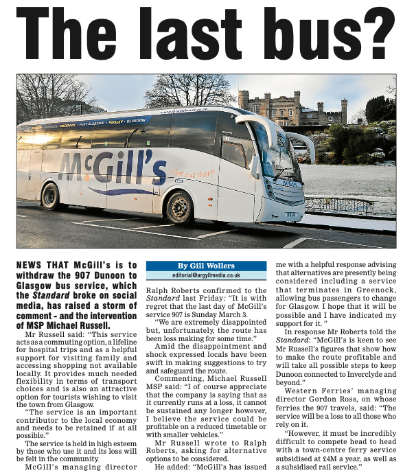 Ferry replacement bus plan sparks Cowal backlash