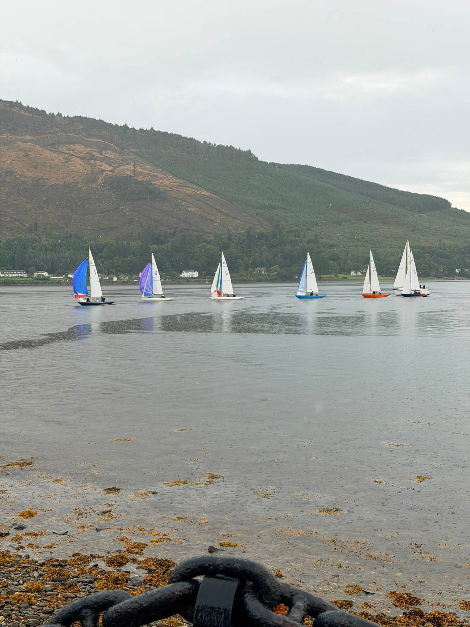 Holy Loch sailors brave adverse weather