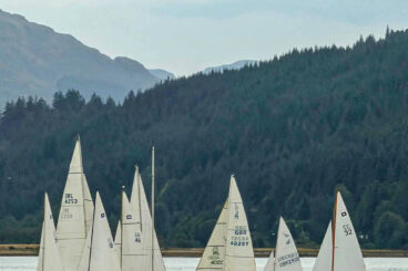 Holy Loch Sailing Club competitors battle light winds