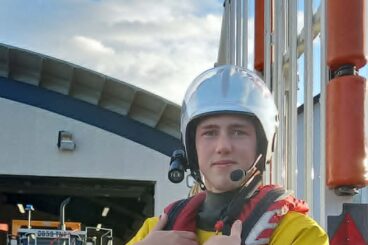 New RNLI volunteer put through his paces