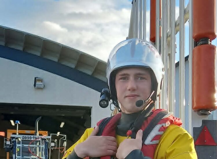 New RNLI volunteer put through his paces