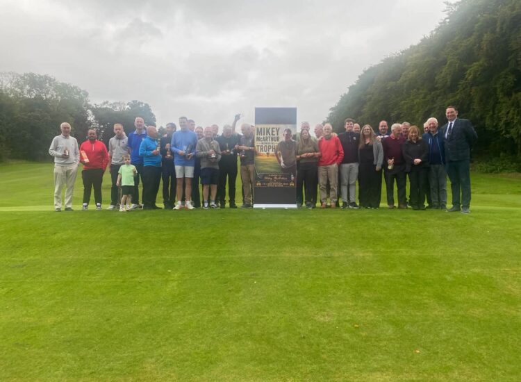 Golfers contest the Mickey McArthur Memorial Golf Day