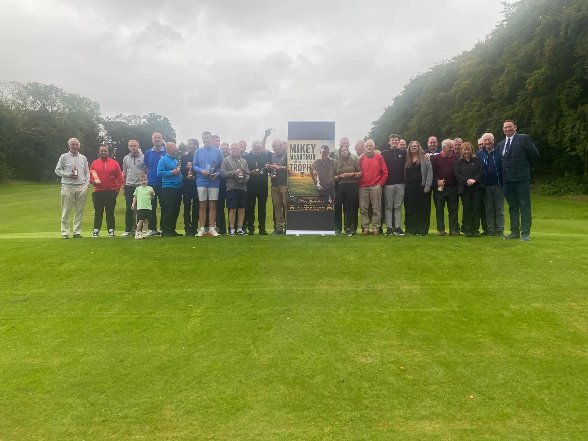 Golfers contest the Mickey McArthur Memorial Golf Day