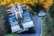 Crane leaves Portavadie road blocked after early morning incident