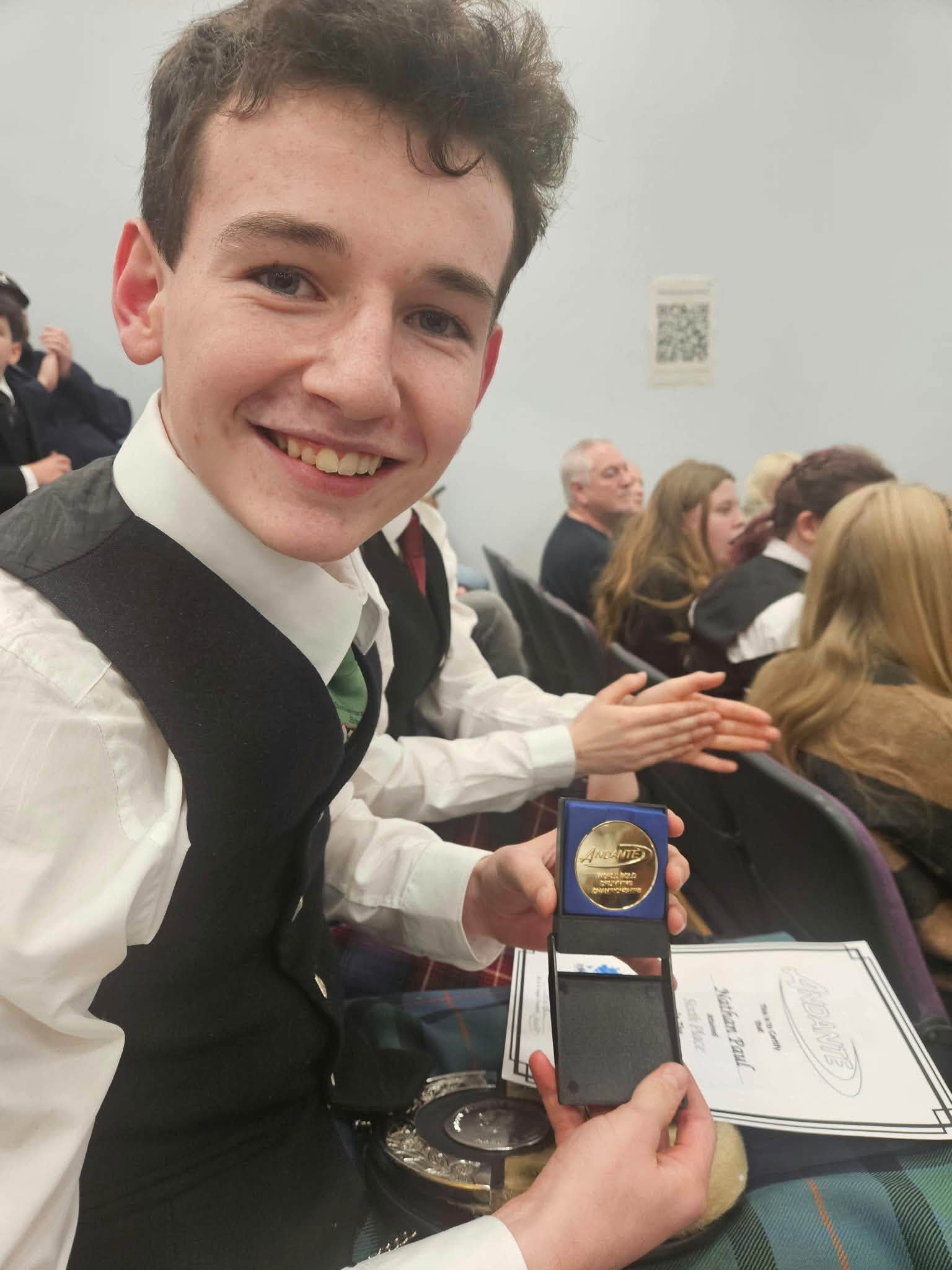 Nathan drums up world championship success