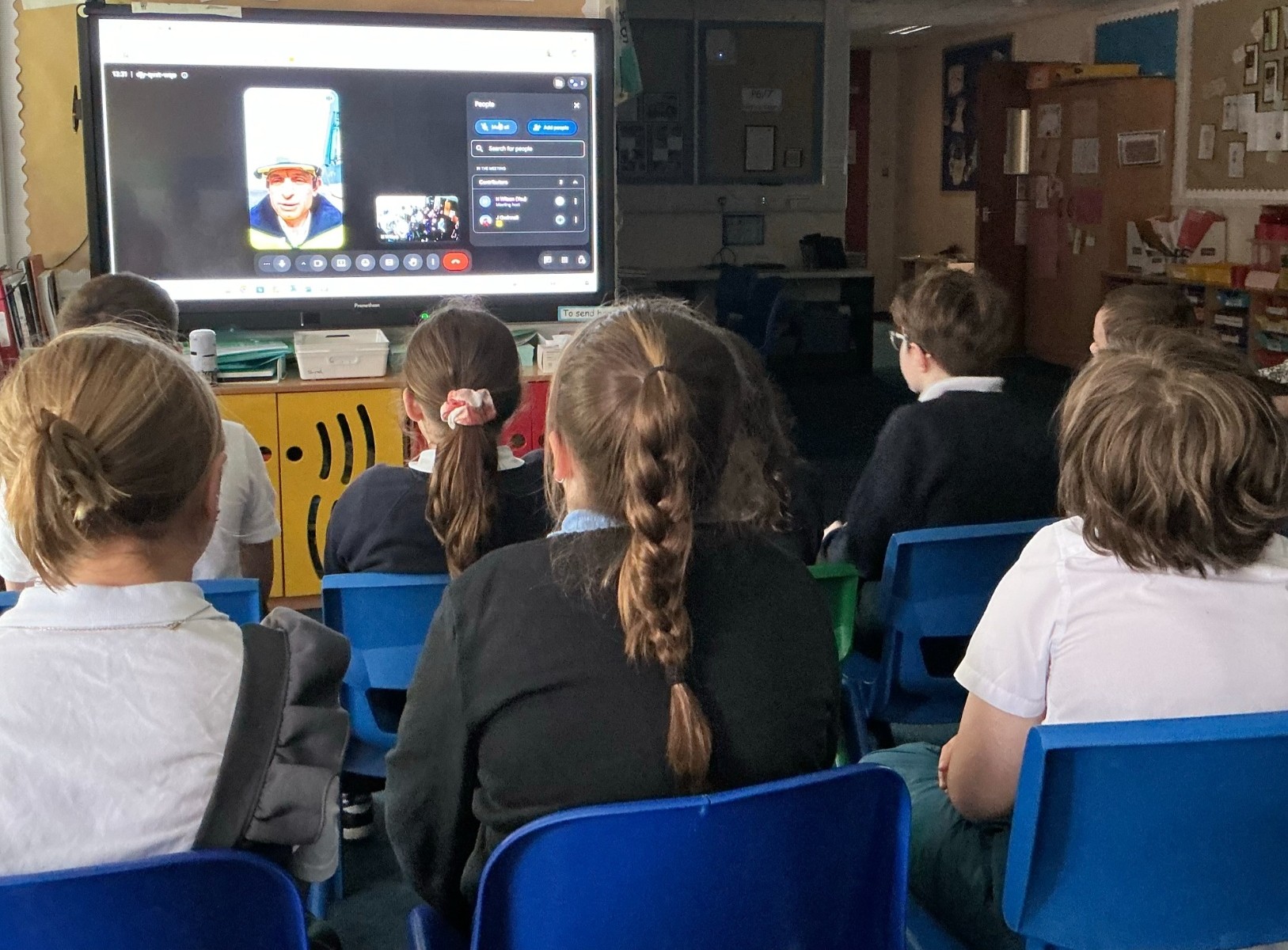 Sandbank pupils sail aboard research ship for World Maritime Day